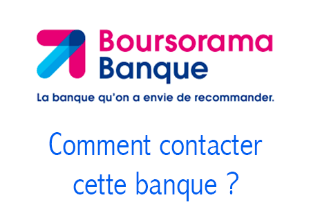 Contact service client boursorama